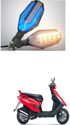 PRTEK Front, Side LED Indicator Light for Bajaj Universal For Bike(Blue, Yellow)