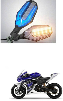 PRTEK Front, Side LED Indicator Light for Yamaha YZF(Blue, Yellow)