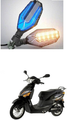 PRTEK Front, Side LED Indicator Light for Hero Universal For Bike(Blue, Yellow)