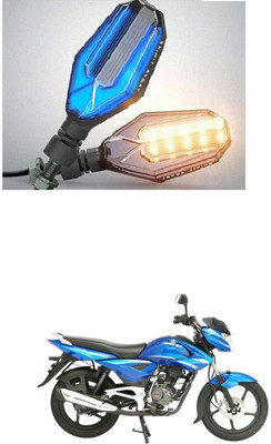 PRTEK Front, Side LED Indicator Light for Bajaj Universal For Bike(Blue, Yellow)