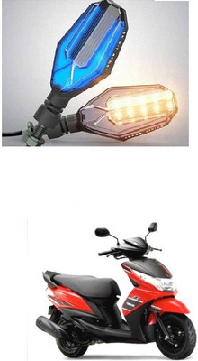 PRTEK Front, Side LED Indicator Light for Yamaha Ray(Blue, Yellow)
