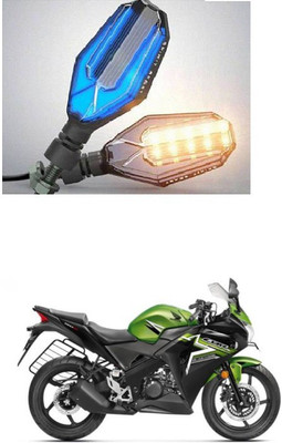 PRTEK Front, Side LED Indicator Light for Honda CBR 150R(Blue, Yellow)