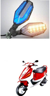 PRTEK Front, Side LED Indicator Light for Kinetic Universal For Car(Blue, Yellow)