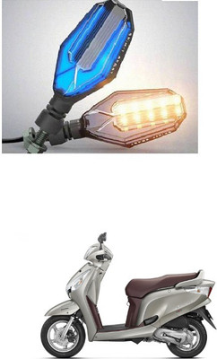 PRTEK Front, Side LED Indicator Light for Honda Aviator(Blue, Yellow)