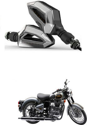 PRTEK Front, Side LED Indicator Light for Royal Enfield Classic 500(Blue, Yellow)