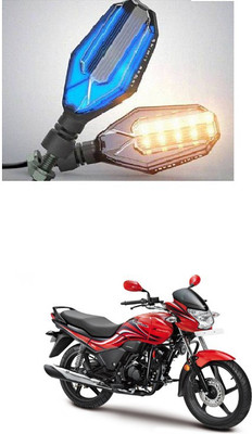 PRTEK Front, Side LED Indicator Light for Hero Passion X Pro(Blue, Yellow)