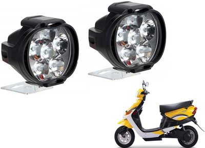 MOCKHE VLB-SLN6LED-219 Headlight Motorbike LED (12 V, 10 W)(Yo Style, Pack of 2)