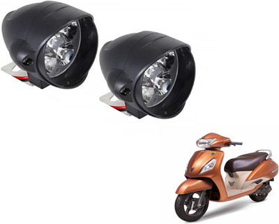 MOCKHE VLB-G3-136 Fog Lamp Motorbike LED for TVS (12 V, 10 W)(Jupiter, Pack of 2)