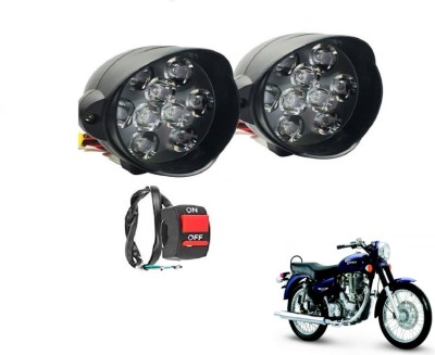 MOCKHE VLB-G59LD2P-86 Electra EFI39 Fog Lamp Motorbike LED for Royal Enfield (12 V, 27 W)(Universal For Bike, Pack of 2)