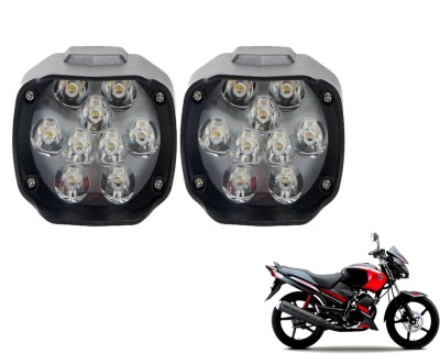 MOCKHE VLB-SLN9LED-113 Gladiator Headlight Motorbike LED for Yamaha (12 V, 10 W)(Universal For Bike, Pack of 2)