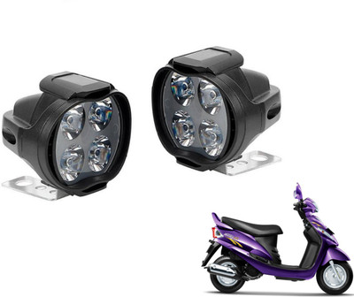 MOCKHE VLB-SLN4LED-196 Headlight Motorbike LED for Mahindra (12 V, 8 W)(Rodeo RZ, Pack of 2)