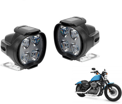 MOCKHE VLB-SLN4LED-247 Headlight Motorbike LED for Harley Davidson (12 V, 8 W)(XL 1200, Pack of 2)