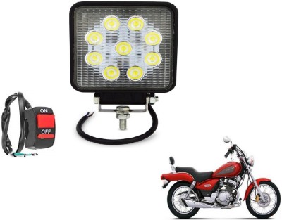 MOCKHE VLB-SQR9LD1P-93 Headlight Motorbike LED (12 V, 27 W)(Universal For Bike, Pack of 1)