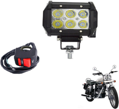 MOCKHE VLB-RCT6LD1P-34 Electra Fog Lamp Motorbike LED for Royal Enfield (12 V, 18 W)(Universal For Bike, Pack of 1)