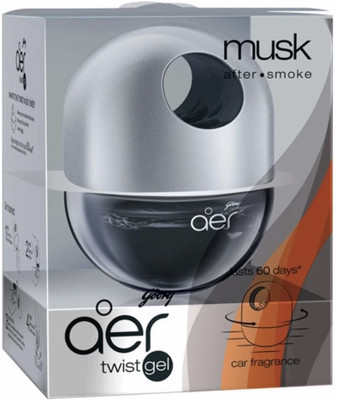 Godrej Aer Twist Musk Car Perfume Diffuser Aer Twist(45 g)