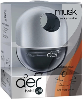 Godrej Aer Twist Musk After Smoke Car Perfume Car Freshener Diffuser Aer Twist(45 g)