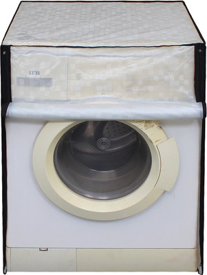 Glassiano Front Loading Washing Machine  Cover(Width: 66.04 cm, White)