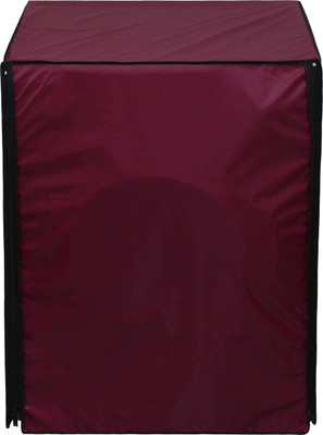 LITHARA Front Loading Washing Machine  Cover(Width: 66.04 cm, Maroon)