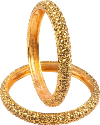 Shiv_Jewels Alloy Gold-plated Bangle Set(Pack of 2)