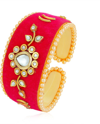 Sukkhi Alloy Diamond Gold-plated Kada