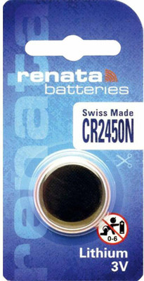 Renata CR2450N Lithium Button Coin Cell Swiss Made   Battery