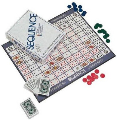 krisha sequence, card board game up to 14 person at a time Board Game Accessories