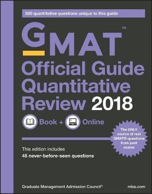 GMAT Official Guide 2018 Quantitative Review: Book + Online(English, Electronic book text, GMAC (Graduate Management Admission Council))