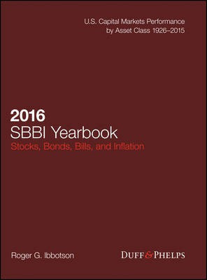 2016 Stocks, Bonds, Bills, and Inflation (Sbbi) Yearbook(English, Hardcover, Ibbotson Roger)