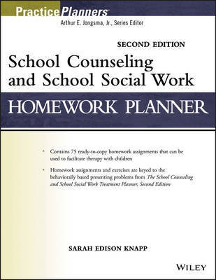 School Counseling and School Social Work Homework Planner(English, Electronic book text, Knapp Sarah Edison)