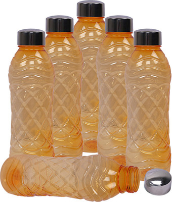 KUBER INDUSTRIES 1000 ml Plastic Bottle(Pack of 6, Multicolor)