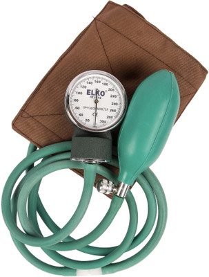ELKO EL-410 DELUXE Aneroid Sphygmomanometer/ Aneroid Dial Type B.P. Monitor Bp Monitor(Green)