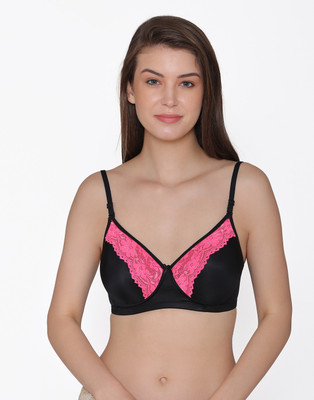 Clovia Women T-Shirt Lightly Padded Bra(Black)