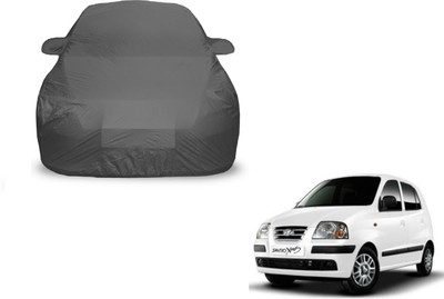 Amanzo Car Cover For Hyundai Santro Xing (With Mirror Pockets)(Grey)