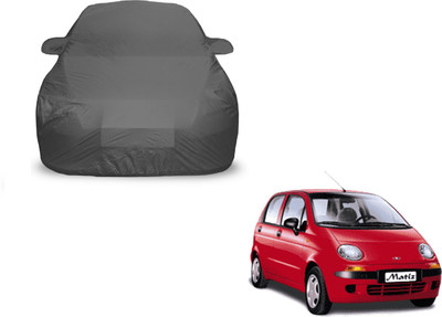 Flipkart SmartBuy Car Cover For Daewoo Matiz (With Mirror Pockets)(Grey)