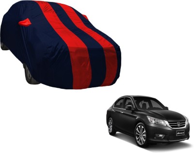 Amanzo Car Cover For Honda Accord (With Mirror Pockets)(Black, Red)