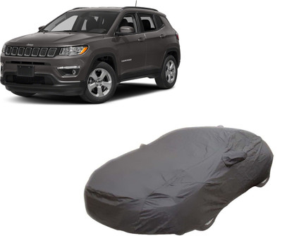 COVERPLANET Car Cover For Jeep Compass (With Mirror Pockets)(Grey)