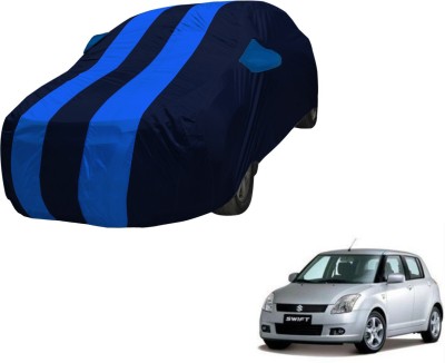 Auto Hub Car Cover For Maruti Suzuki Swift (With Mirror Pockets)(Blue, Blue)