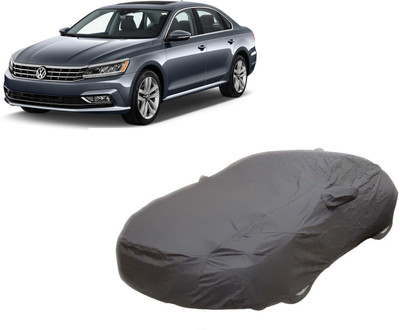 ANLOPE Car Cover For Volkswagen Vento (With Mirror Pockets)(Grey)
