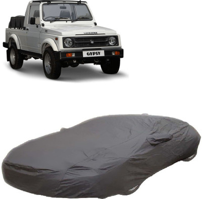 COVERPLANET Car Cover For Maruti Suzuki Gypsy (With Mirror Pockets)(Grey)