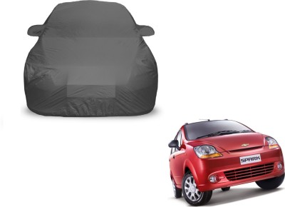 Amanzo Car Cover For Chevrolet Spark (With Mirror Pockets)(Grey)