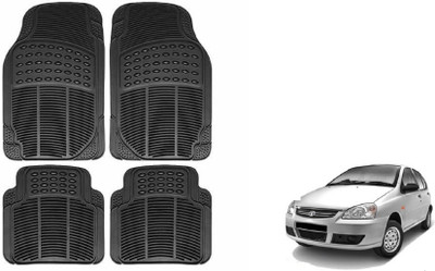 Auto Oprema Rubber Standard Mat For  Tata Indicab(Black)