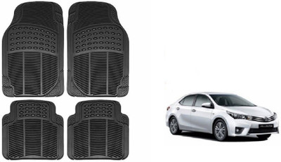 Auto Oprema Rubber Standard Mat For  Toyota Etios Cross(Black)