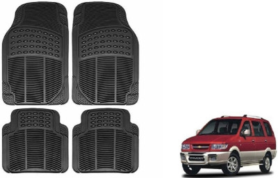 Auto Oprema Rubber Standard Mat For  Chevrolet Tavera(Black)