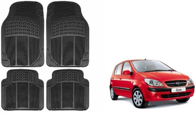 Auto Oprema Rubber Standard Mat For  Hyundai Getz Prime(Black)