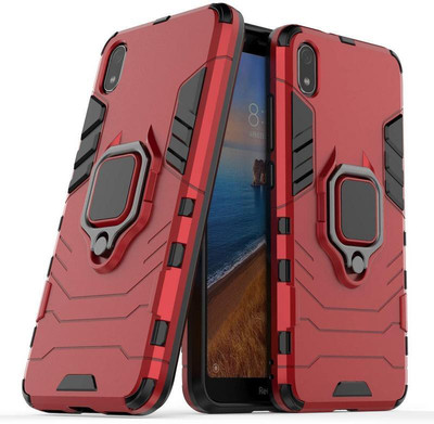 Helix Bumper Case for Redmi 7A(Red, Hard Case, Pack of: 1)