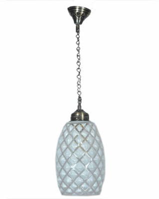 AFAST Central & Corner Hanging Pendant Ceiling Light Lamp With Colorful Glass Shade & All Fitting & Fixture 15 Pendants Ceiling Lamp(White)