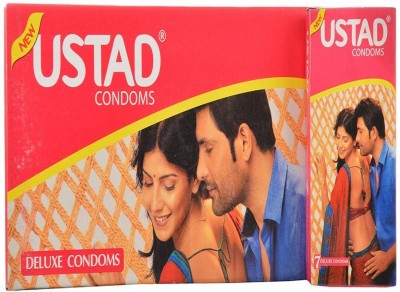 USTAD CONDOMS 7S*80 (4 BOX) Condom(Set of 20, 20 Sheets)