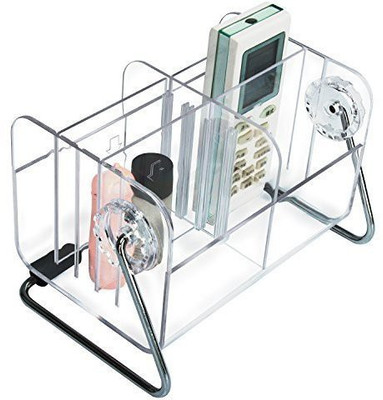 nunki trend 6 Compartments Acrylic Remote Holder(Multicolor)