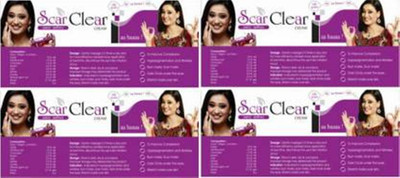 Scar Clear Harbal Cream 25*4 (PACK OF 4)(100 ml)