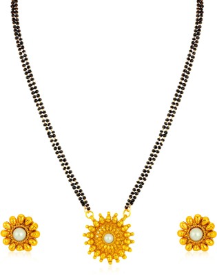 Sukkhi Alloy Gold-plated Yellow Jewellery Set(Pack of 1)